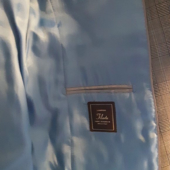 Paul Betenley Glen Plaid Sport Coat - 38R - Picture 4 of 6